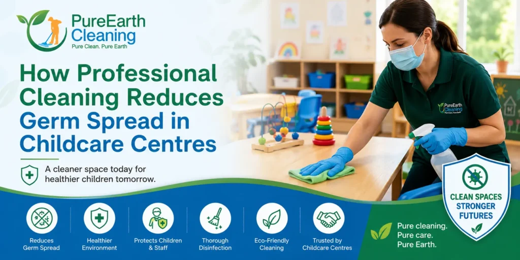 How Professional Cleaning Reduces Germ Spread in Childcare Centres
