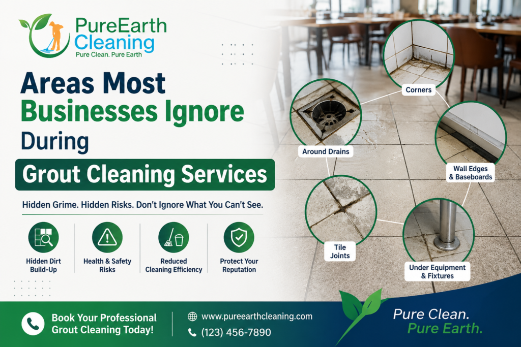 Areas Most Businesses Ignore During Grout Cleaning Services