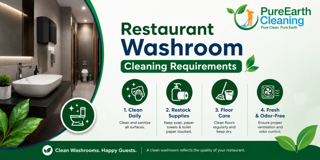 Restaurant washroom cleaning requirements