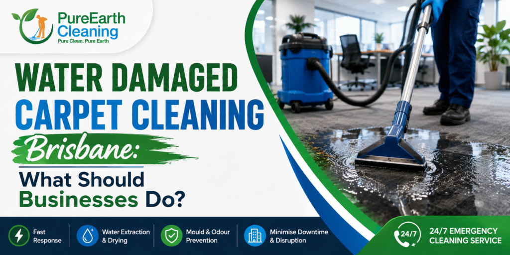 Commercial Carpet Cleaning After Water Damage What Should Businesses Do