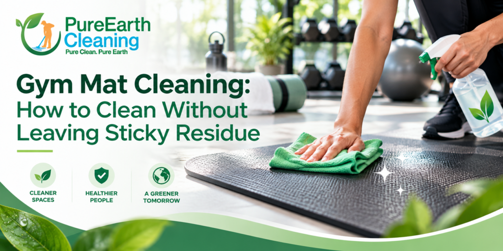 Gym mat cleaning: How to Clean Without Leaving Sticky Residue