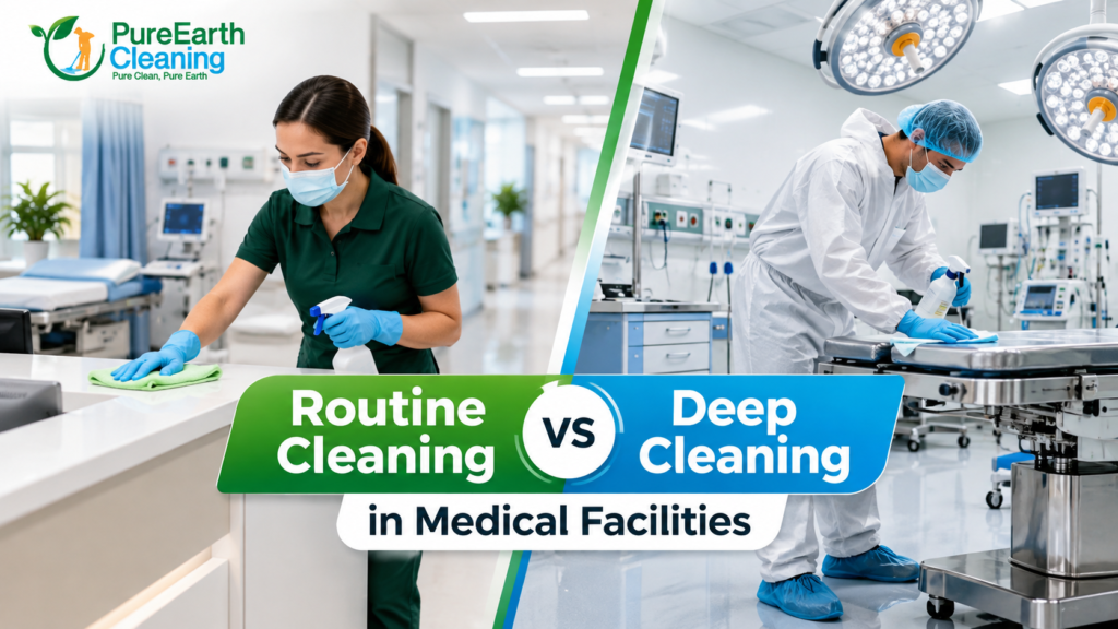 Routine vs Deep Cleaning in Medical Facilities
